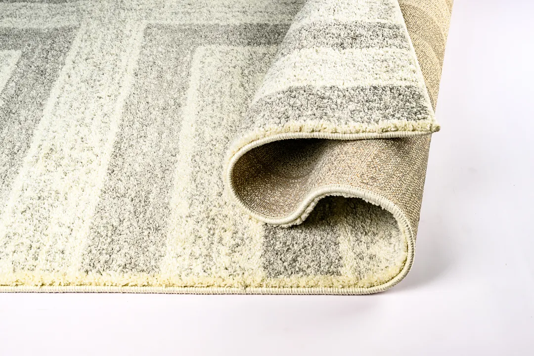 Woven Bliss – Linear Labyrinth Rug