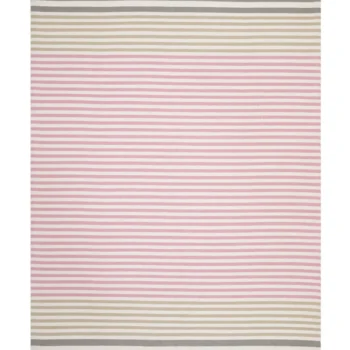 Woven Bliss – Beatrix Rug Multiple coloured striped handmade rug