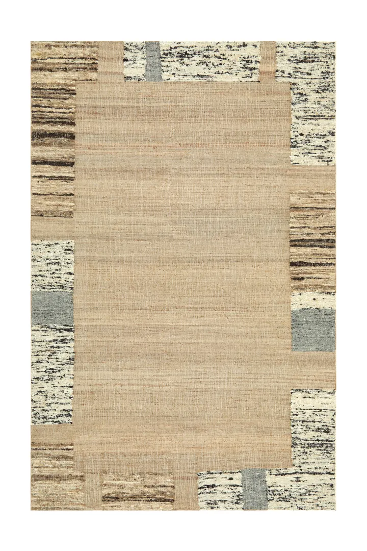 Woven Bliss – Peru Rug brown and grey abstract rug