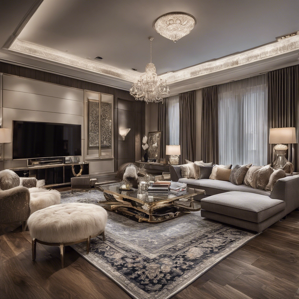 Woven Bliss – Rugs in a luxurious lounge