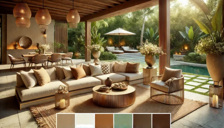Woven Bliss – Mocha Mousse Patio