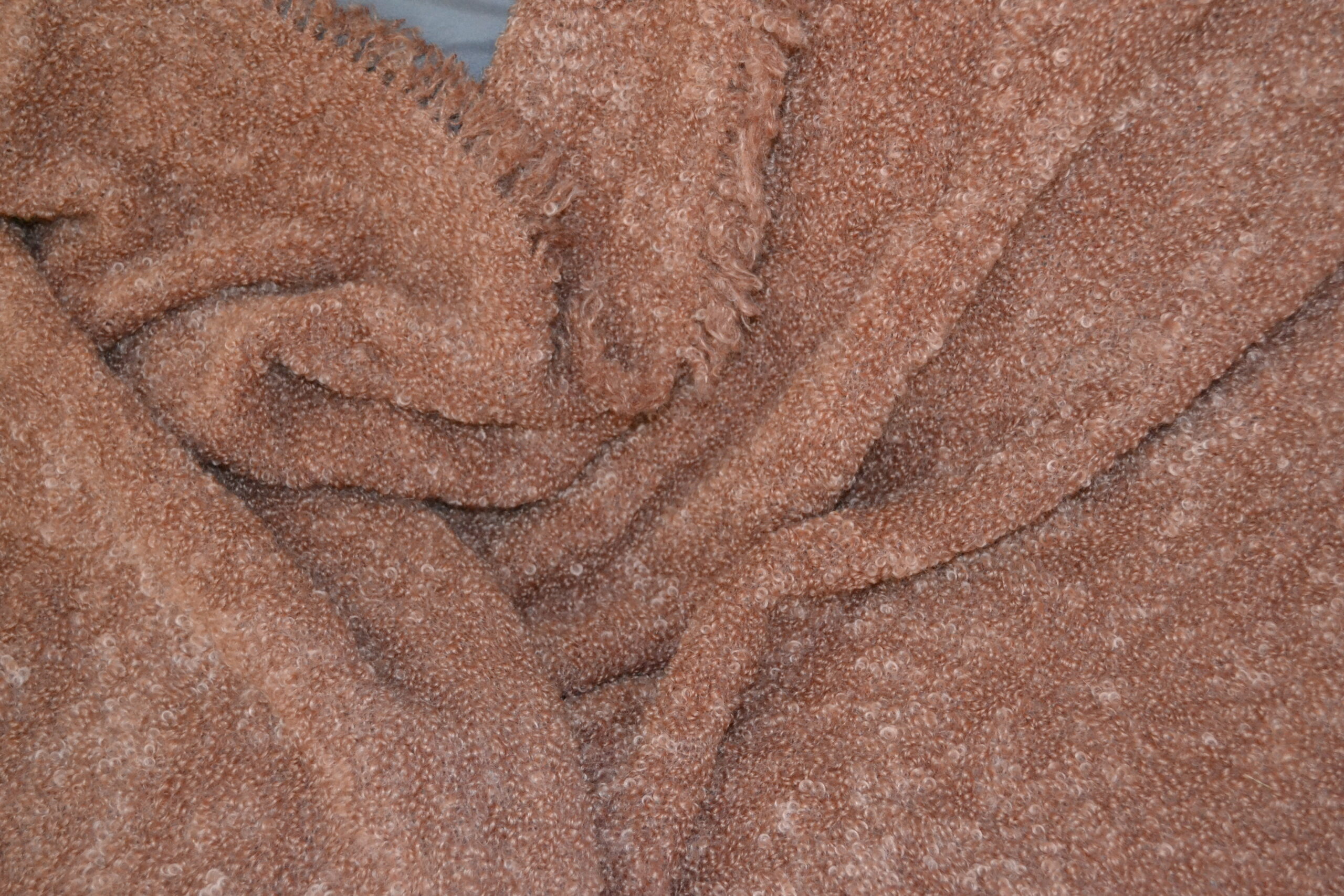 Woven Bliss – mohair throw blanket