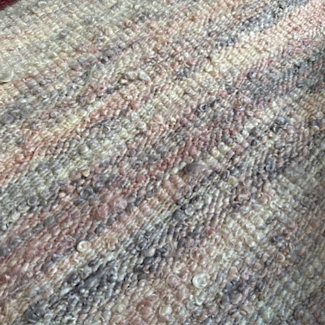 Woven Bliss – Boucle handwoven mohair rug