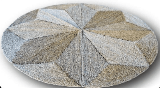 Woven Bliss – round sea grass rug
