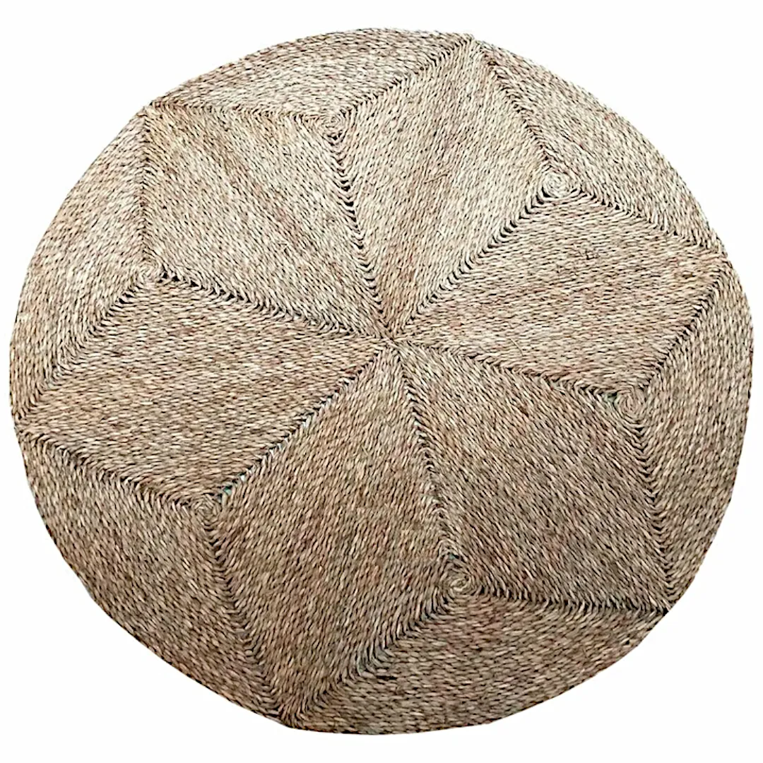 Woven Bliss – Round Seagrass Rug