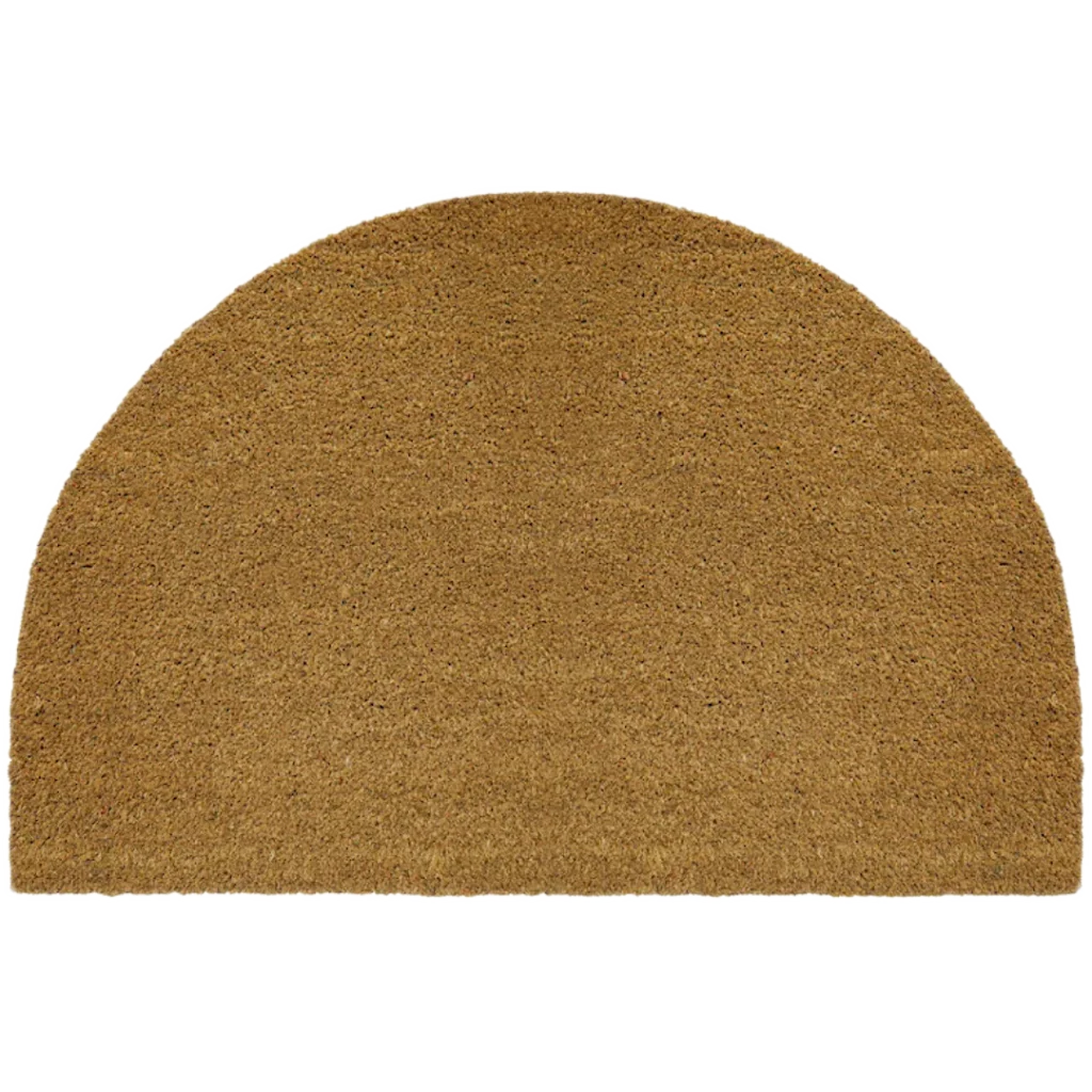 Half-Moon Coir Doormat
