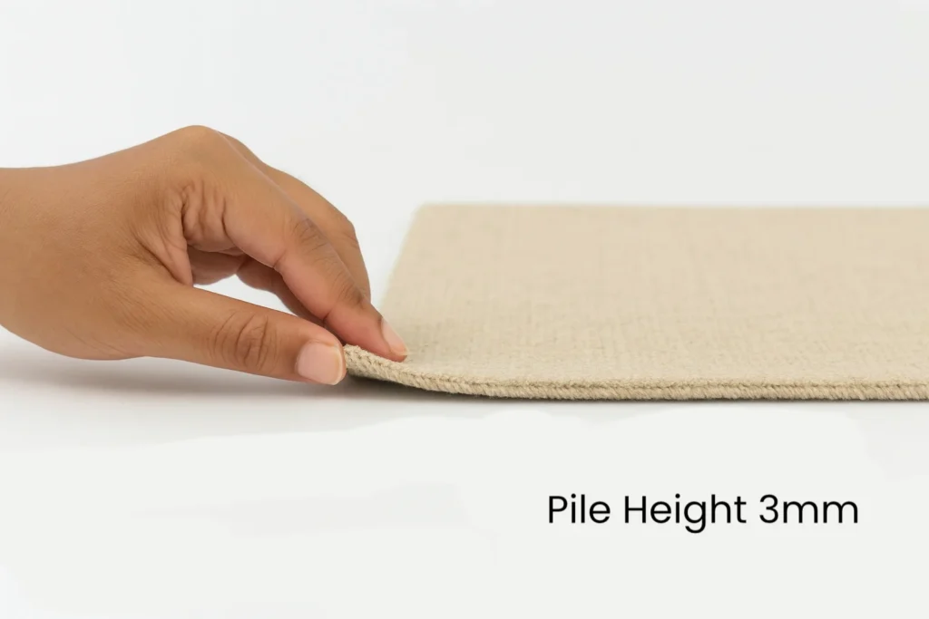 Rug Pile heights 3mm