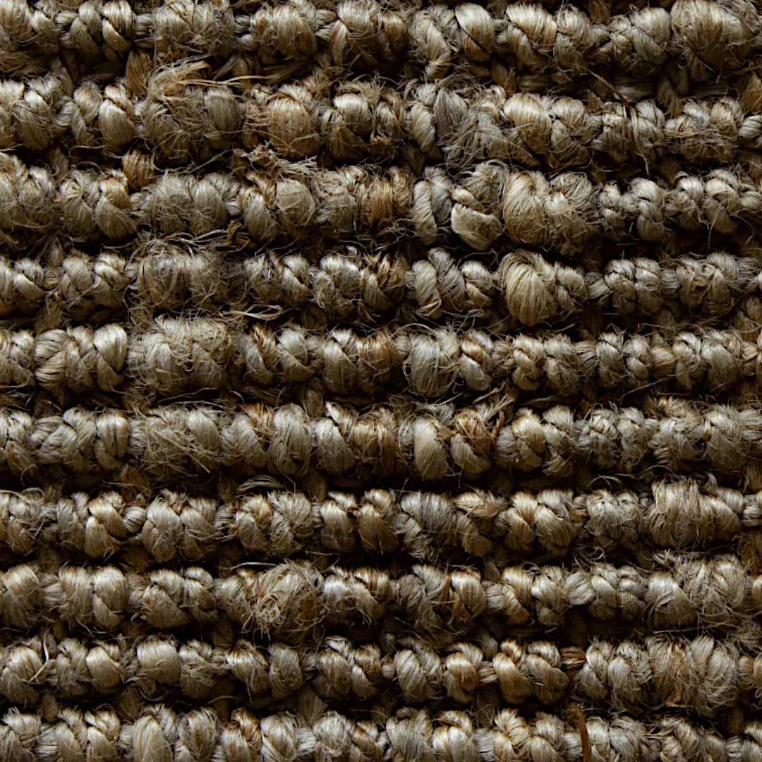 Woven Bliss – hemp boucle silver
