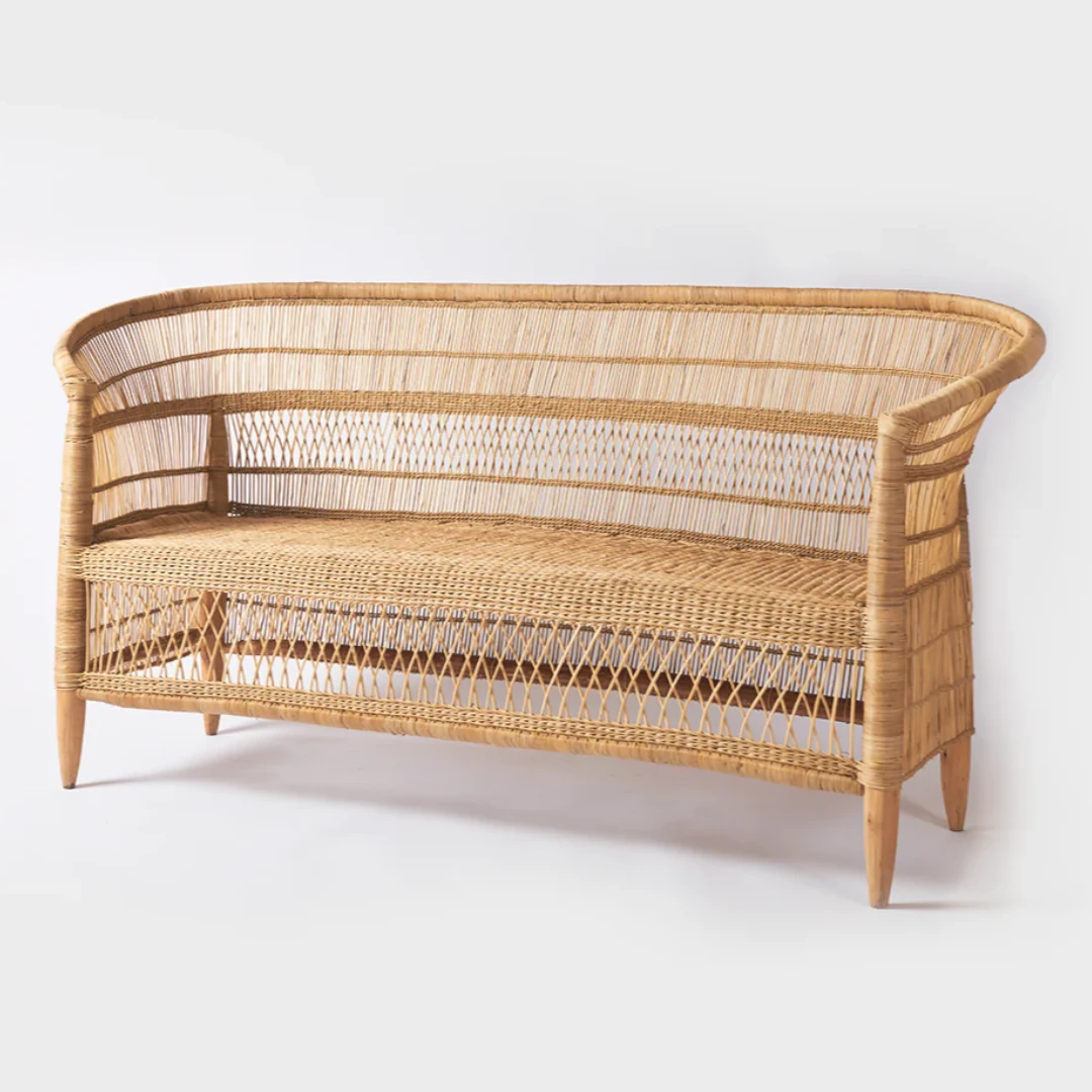 Woven Bliss – 3 seater Wicker Couch