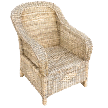 Woven Bliss – Single Seater Wicker Chair