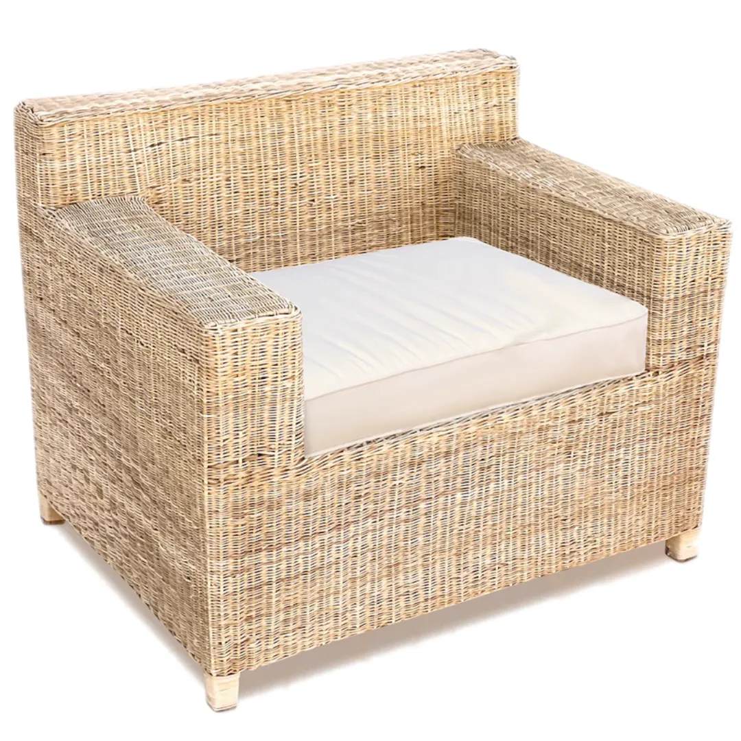 Woven Bliss – Wicker Box - Single Seater Chair