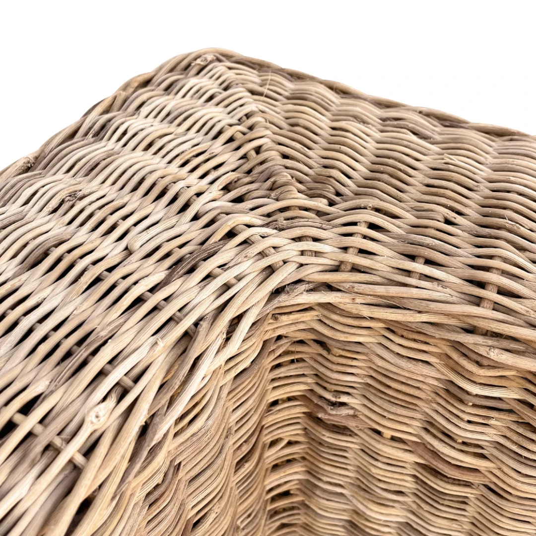 Woven Bliss – Wicker Box Corner Couch