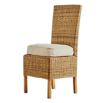 Woven Bliss – Wicker Dining Chair – Closed Weave
