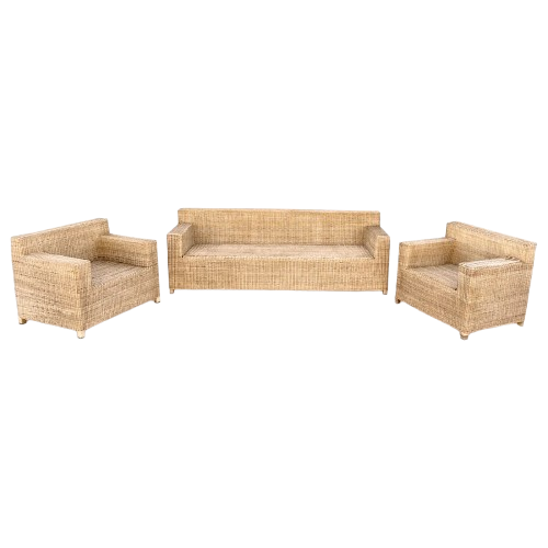 Woven Bliss – Wicker Box Lounge Set 1