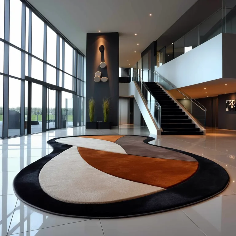 Custom shaped Handtufted Rug