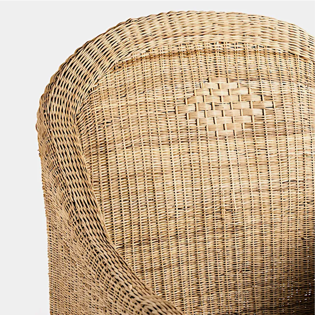 Woven Bliss – Safari Wicker Chair back rest