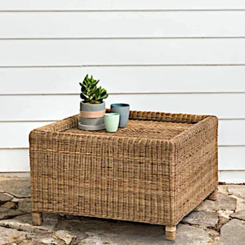 Woven Bliss – wicker box table