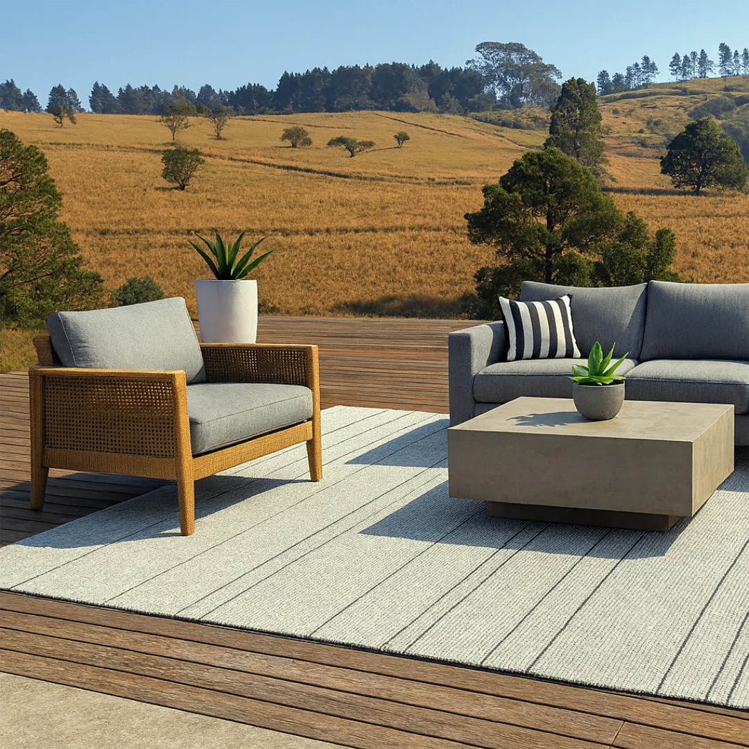 Woven Bliss – Horizon Stripe Outdoor Rug