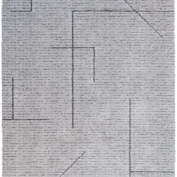 Woven Bliss – Slate Linear Rug