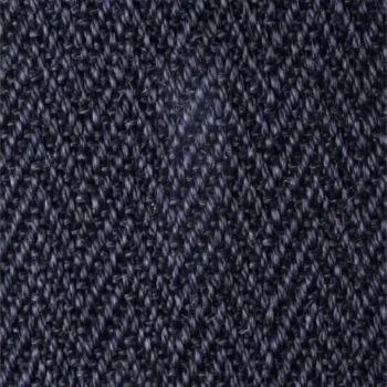 Woven Bliss – Sisal Herringbone Black
