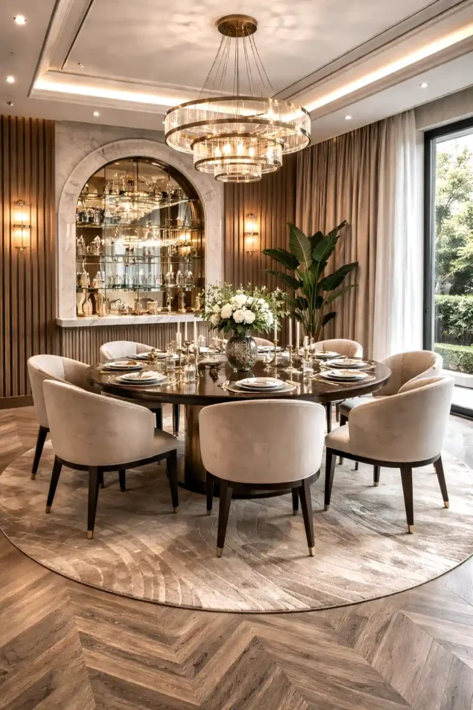 Modern Art Deco Dining Room