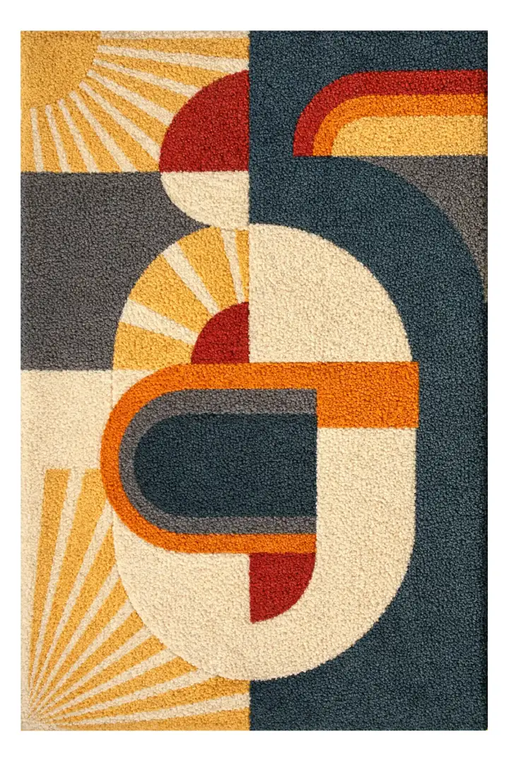 Woven Bliss – Neo Deco Hand-Tufted Rug