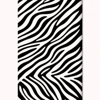 Woven Bliss – Zebra Hand-Tufted Runner