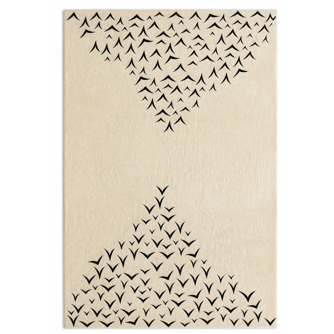 Woven Bliss – Birds Hand-Tufted Rug