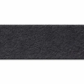 Woven Bliss – Black Hand Tufted Cotton Bathroom Mat 150x60cm