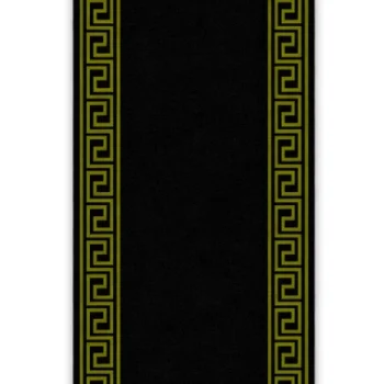 Woven Bliss – Greek Key Hand-Tufted Runner
