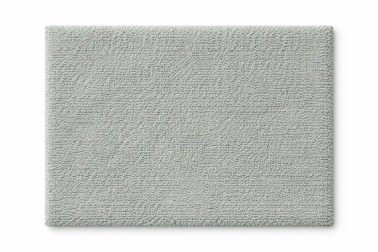 Woven Bliss – Green Hand Tufted Cotton Bathroom Mat 50x60cm