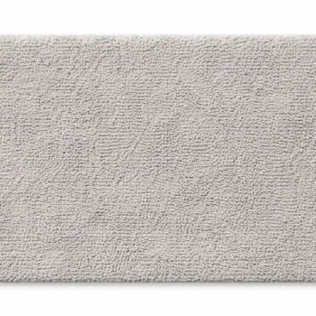Woven Bliss – Grey Hand Tufted Cotton Bathroom Mat 50x60cm