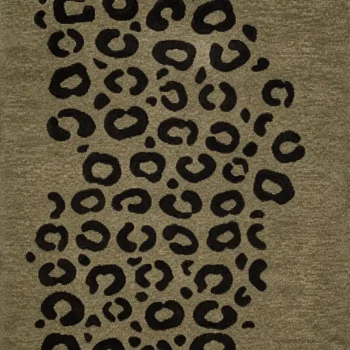 Woven Bliss – Leopard Hand-Tufted Runner
