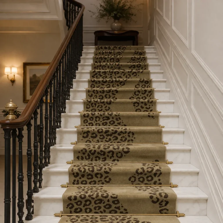Woven Bliss – Leopard Hand-Tufted Runner