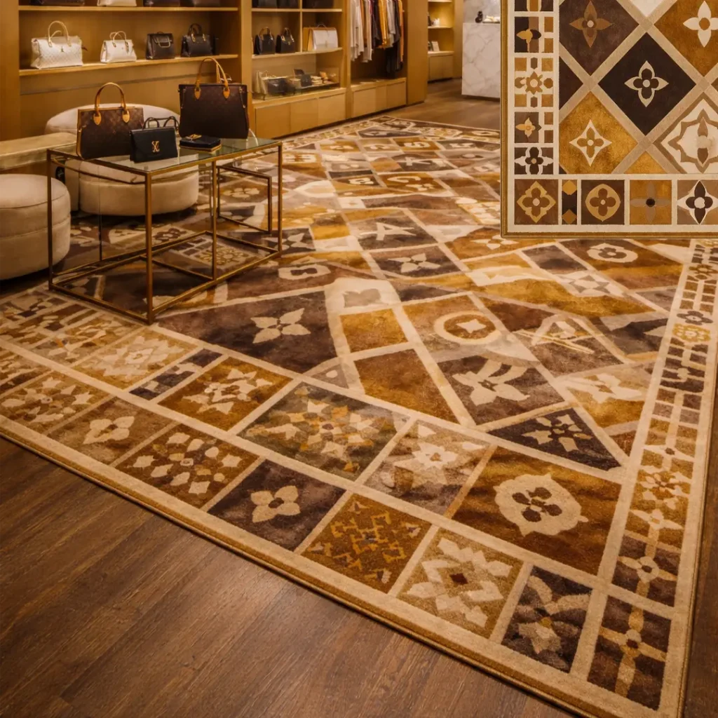 Retail Space hand tufted rugs