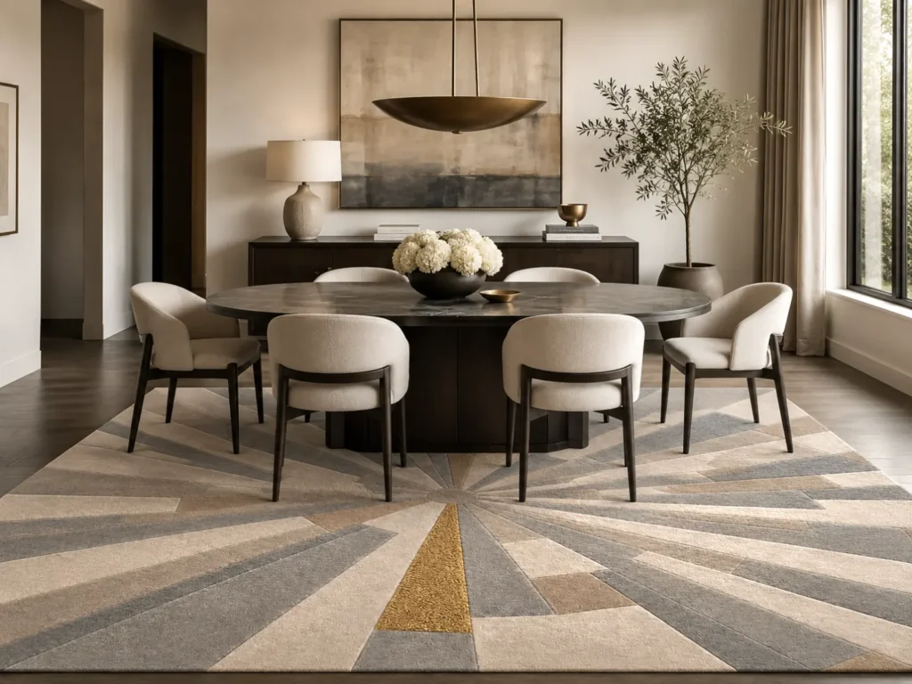 Apex Abstract Geometric Rug | Woven Bliss SA