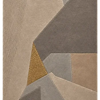 Woven Bliss – Lithic Geometric Hand-Tufted Rug