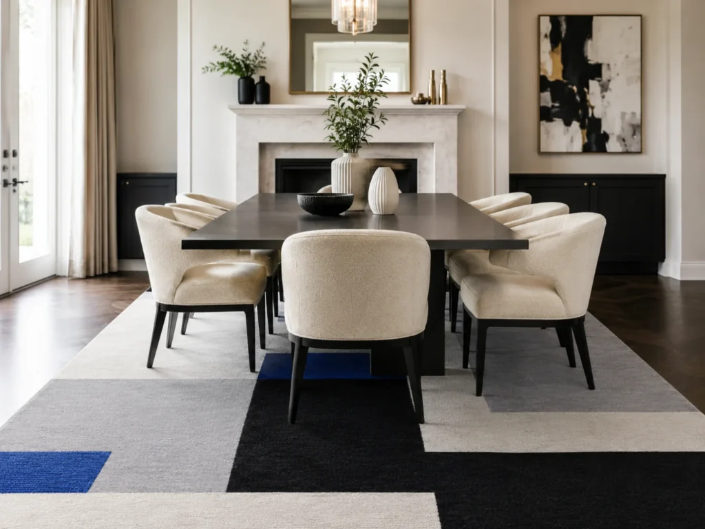 Sylva hand-tufted New Zealand merino wool rug