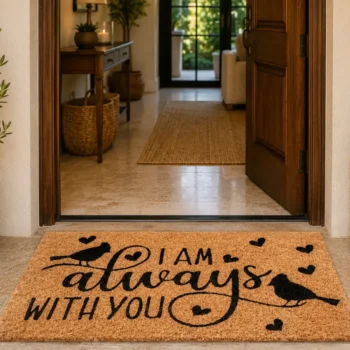 Woven Bliss – Always with you Entrance Mat