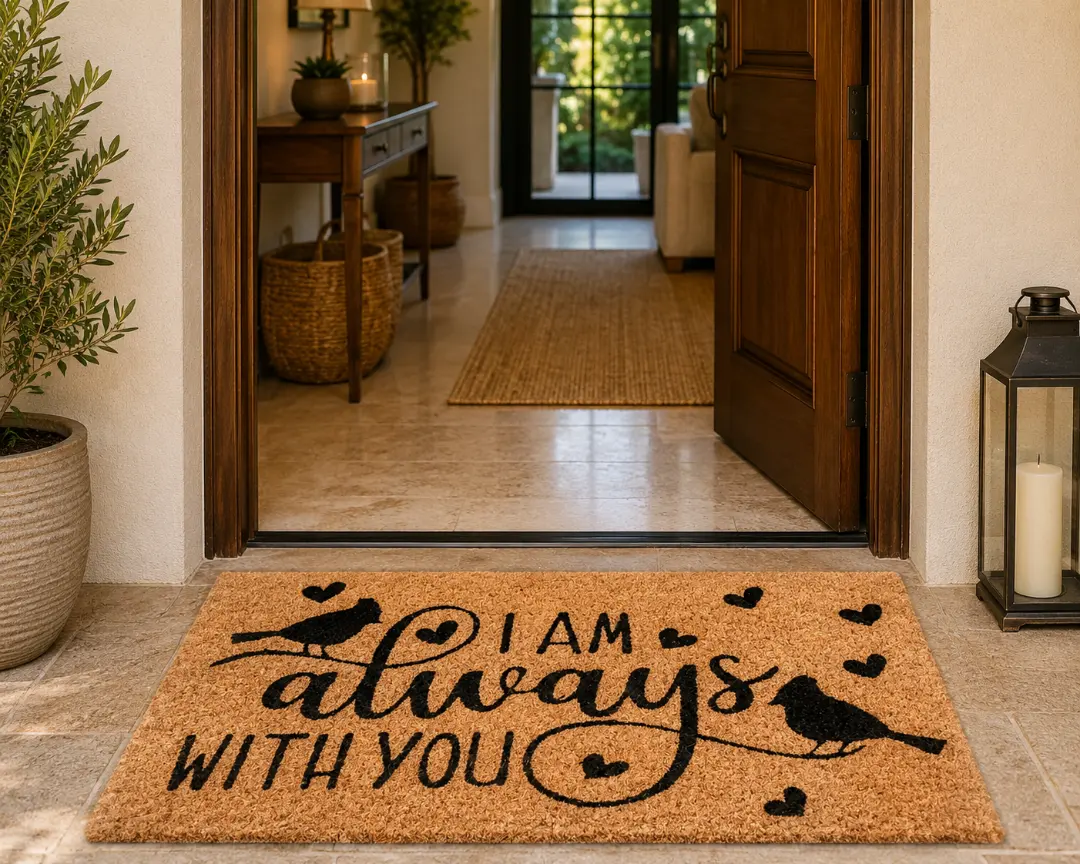 Woven Bliss – Always with you Entrance Mat
