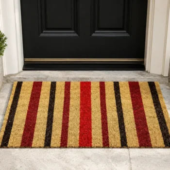Woven Bliss – Stripe printed doormat