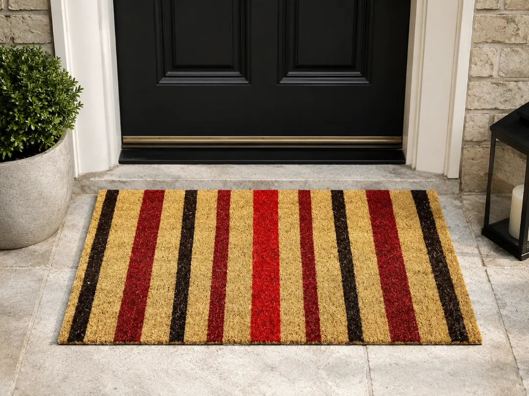Woven Bliss – Stripe printed doormat